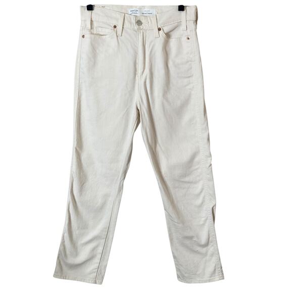 Signature Levis Jeans Womens Size 2 Heritage High Rise Straight White - Picture 12 of 12